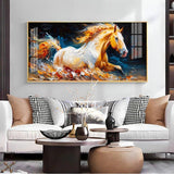 Fantasy Horse Premium Acrylic Floating Wall Painting - Decor Smart