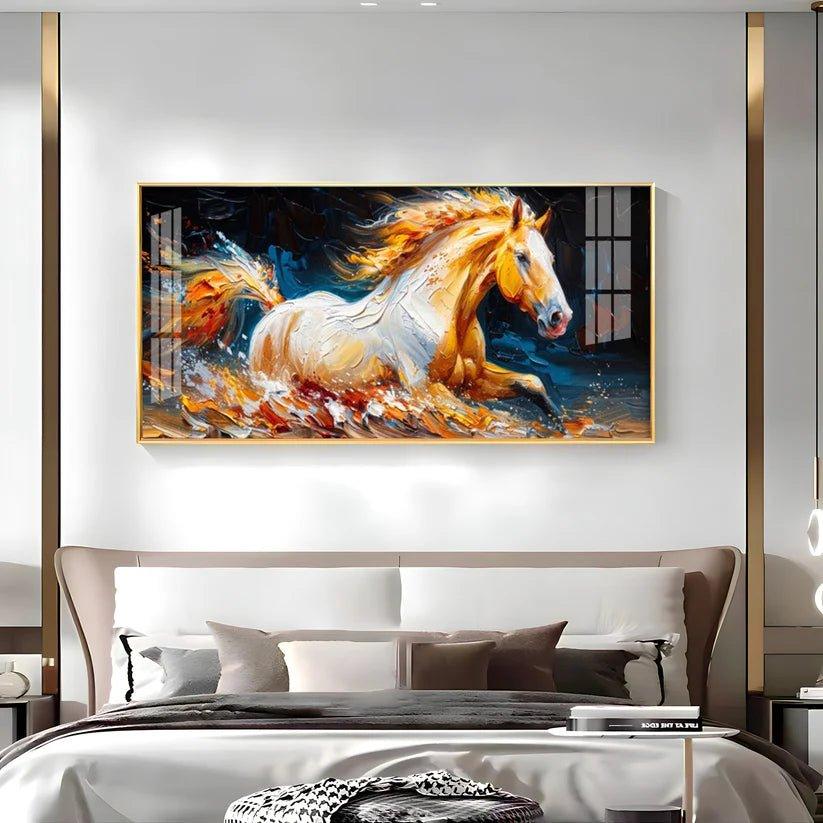 Fantasy Horse Premium Acrylic Floating Wall Painting - Decor Smart