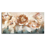 Floral Flower White Rose Canvas Wall Painting - Decor Smart