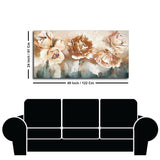 Floral Flower White Rose Canvas Wall Painting - Decor Smart