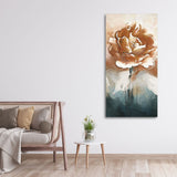 Floral Flower White Rose Premium Canvas Wall Painting - Decor Smart