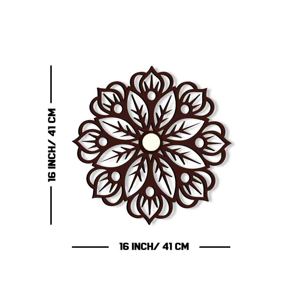 Floral Pattern Design Shadow Lamp