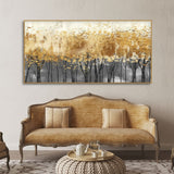 Forest Splatter Abstract Art Canvas Wall Painting - Decor Smart