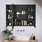 Frameless Bathroom Cabinet Mirror with LED Light and Modern Design