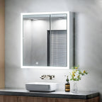 Frameless LED Mirror Cabinet with White Backlight and Touch Control