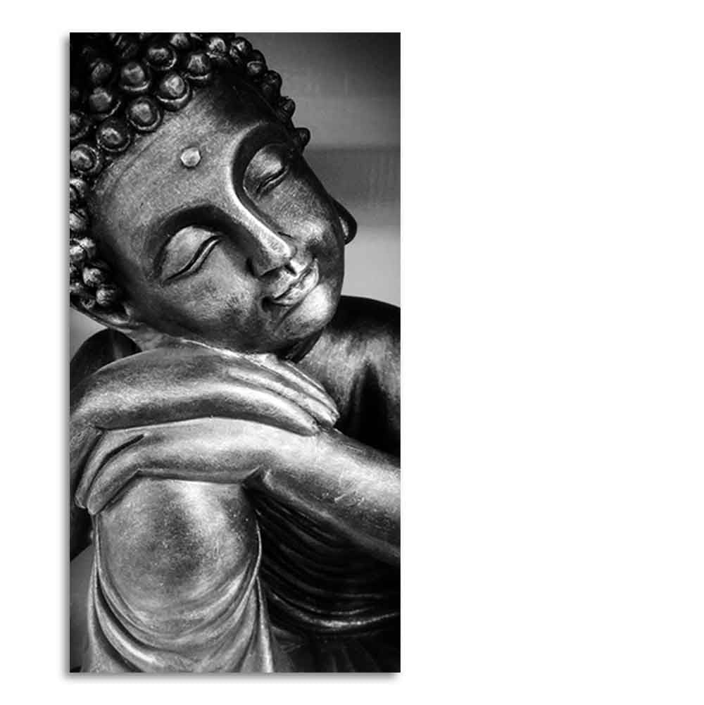 Gautam Buddha Sculpture Canvas Wall Painting - Decor Smart