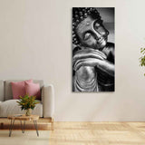 Gautam Buddha Sculpture Canvas Wall Painting - Decor Smart