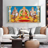 God and Goddess Blessings Premium Acrylic Floating Wall Painting - Decor Smart