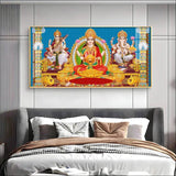 God and Goddess Blessings Premium Acrylic Floating Wall Painting - Decor Smart