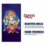 God Ganesh Spiritual Premium Canvas Wall Painting - Decor Smart