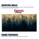 Gold Splash Texture Premium Wall Painting - Decor Smart