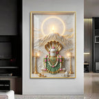 Shiva Lingam Premium Acrylic Vertical Wall Art