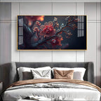Binary Blossoms Premium Acrylic Horizontal Wall Art