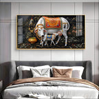 Cozy Cow Companions Premium Acrylic Horizontal Wall Art