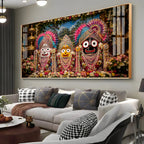 Darshan Of Jagannath ji Premium Acrylic Horizontal Wall Art