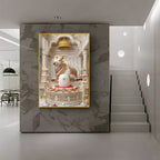 Depiction of Nandi Premium Acrylic Vertical Wall Art