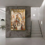 Coronation Of Chhatrapati Shivaji Maharaj Premium Acrylic Vertical Wall Art