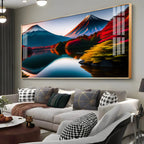 Beautiful Mountain Premium Acrylic Horizontal Wall Art