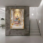 Mata Laxmi Premium Acrylic Vertical Wall Art