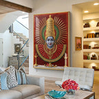 Renuka Yallamma Premium Acrylic Vertical Wall Art