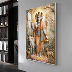 Dattatreya Bhagwan Ji Premium Acrylic Vertical Wall Art