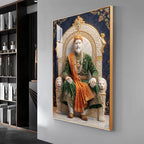 Maratha King Chhatrapati Shivaji Maharaj Premium Acrylic Vertical Wall Art