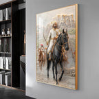 Warrior Chhatarapati Shivaji Maharaj Premium Acrylic Vertical Wall Art