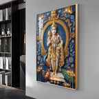 Hindu Lord Murugan Premium Acrylic Vertical Wall Art