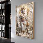 Dattatreya Bhagwan Premium Acrylic Vertical Wall Art
