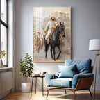 Warrior Chhatarapati Shivaji Maharaj Premium Acrylic Vertical Wall Art