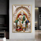 Chatrapati Shivaji Maharaj Premium Acrylic Vertical Wall Art