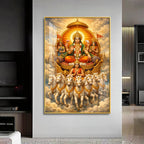 Jay Surya Dev Bhagwan Premium Acrylic Vertical Wall Art