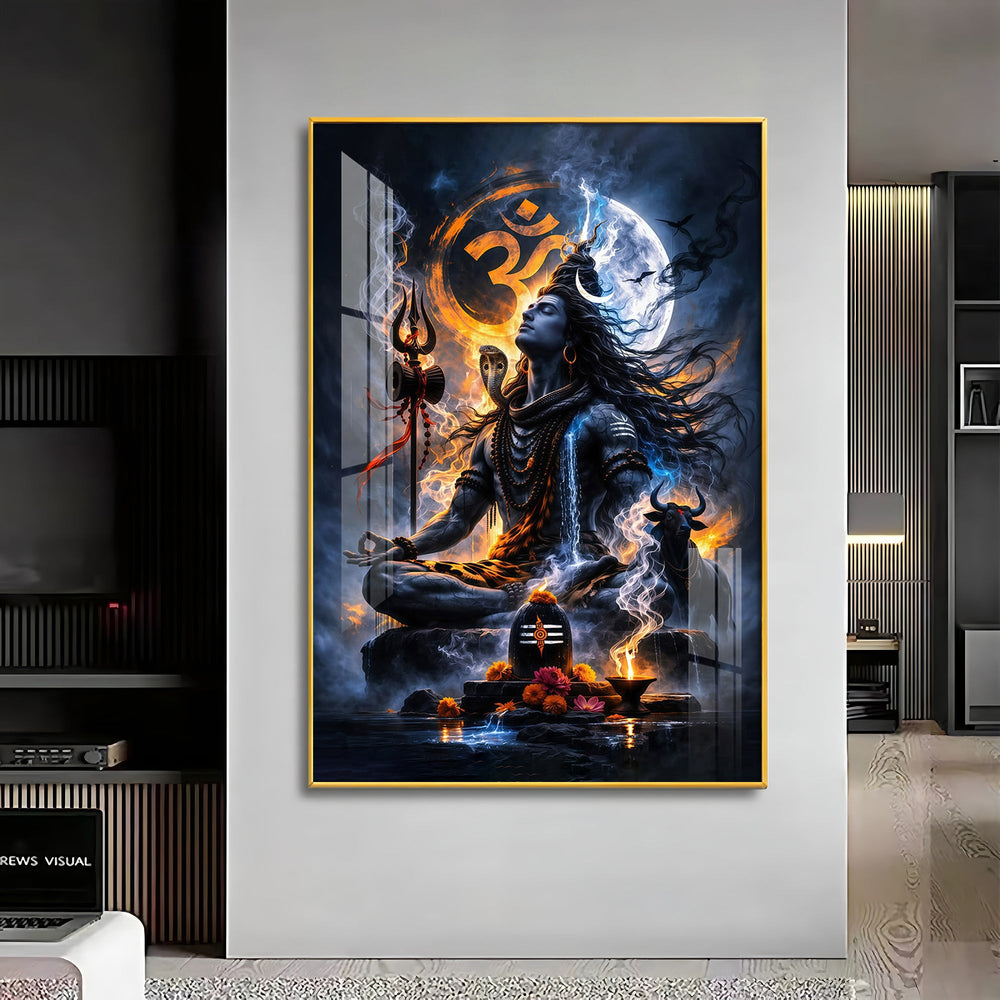 Shambhu Premium Acrylic Vertical Wall Art