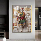 Shivaji Maharaj Premium Acrylic Vertical Wall Art
