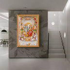 Religious Ram Darbar Premium Acrylic Vertical Wall Art
