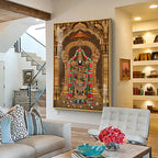 God Tirupati Balaji Premium Acrylic Vertical Wall Art