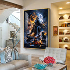 Shambhu Premium Acrylic Vertical Wall Art