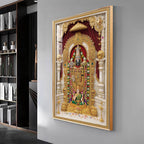 Divine Wisdom Venkateswara Premium Acrylic Vertical Wall Art