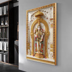 Lord Murugan Ji Premium Acrylic Vertical Wall Art