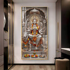 Divine Goddess Maa Durga Premium Acrylic Vertical Wall Art
