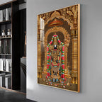 God Tirupati Balaji Premium Acrylic Vertical Wall Art