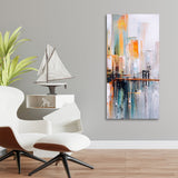 Golden Gate Bridge Beautiful Abstract Canvas painting - Decor Smart