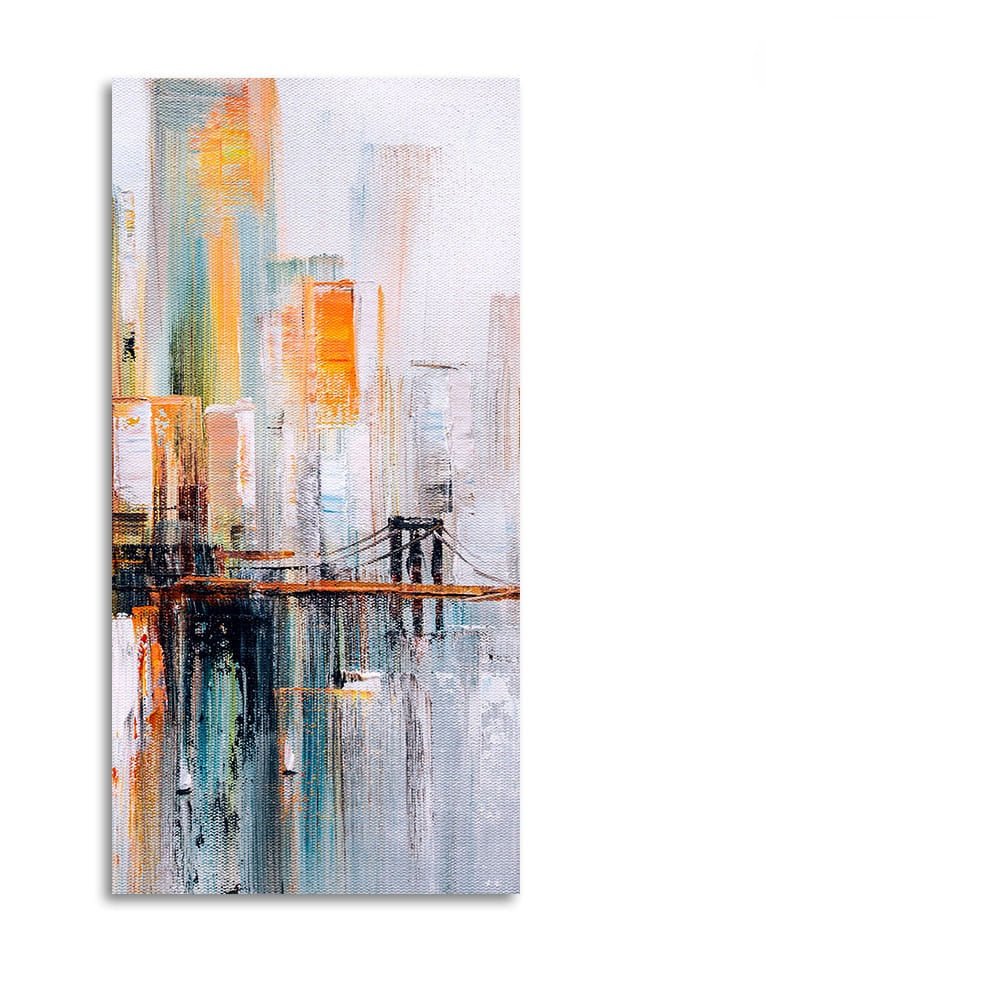 Golden Gate Bridge Beautiful Abstract Canvas painting - Decor Smart