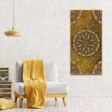 Golden Mandala Design Art Canvas Wall Painting - Decor Smart