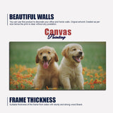 Golden Retriever Puppies Premium Canvas Wall Painting - Decor Smart