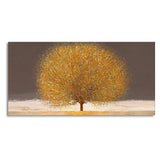 Golden Tree with Elements of gold textures Wall Painting - Decor Smart
