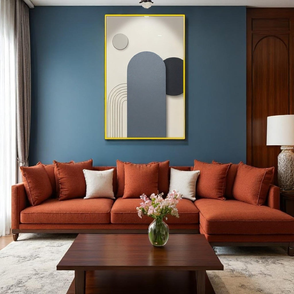Grey and Black Tones Contemporary Abstract 3D Wall Art Home Decor