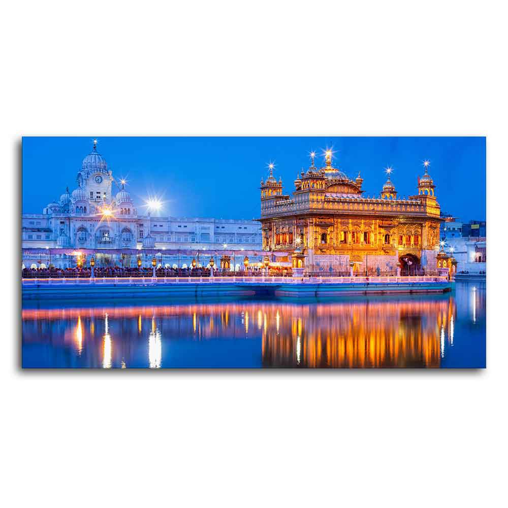 Gurdwara Sri Harmandir Sahib The Golden Temple Wall Painting - Decor Smart