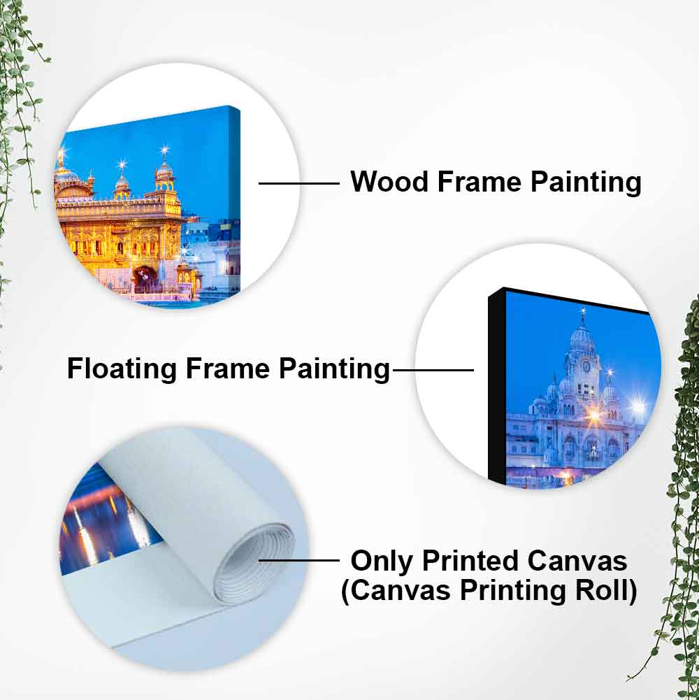 Gurdwara Sri Harmandir Sahib The Golden Temple Wall Painting - Decor Smart