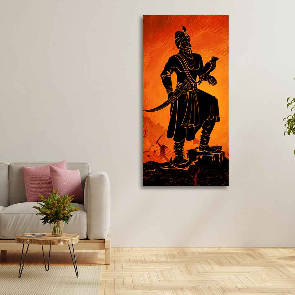 Guru Gobind Singh Canvas Wall Painting - Decor Smart